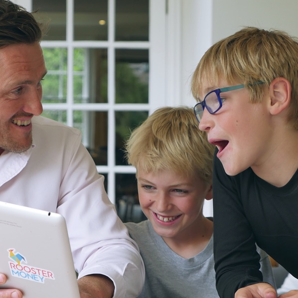 A family using RoosterMoney